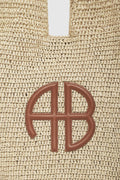Large Leah Hobo - Natural With Cognac