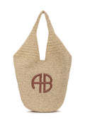 Large Leah Hobo - Natural With Cognac