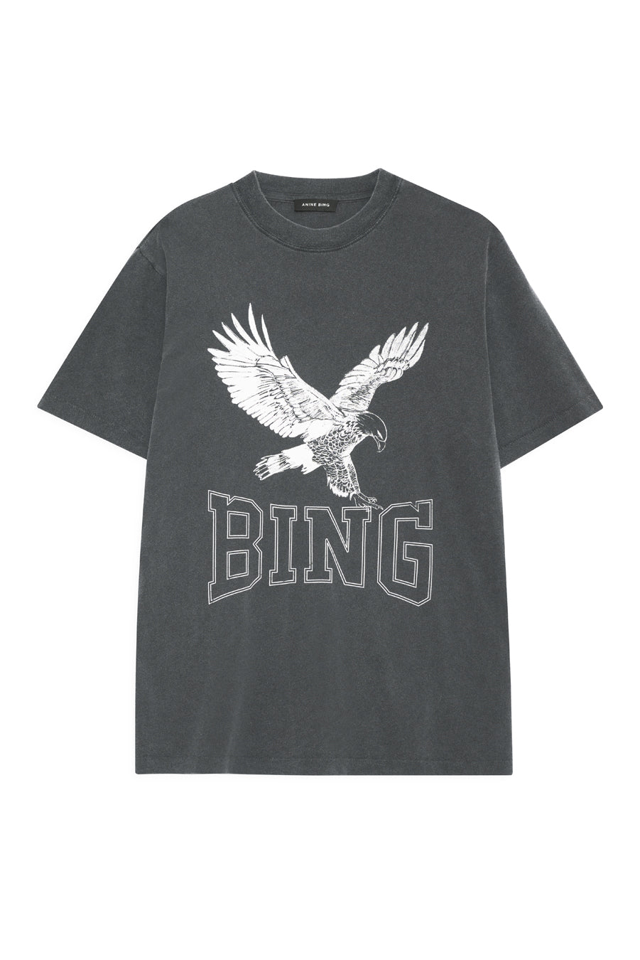 Lili Tee Retro Eagle - Washed Black
