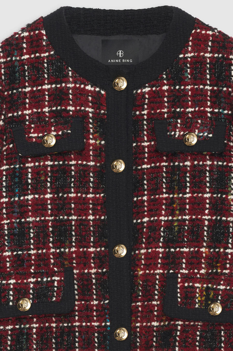 Lydia Jacket - Cherry Plaid