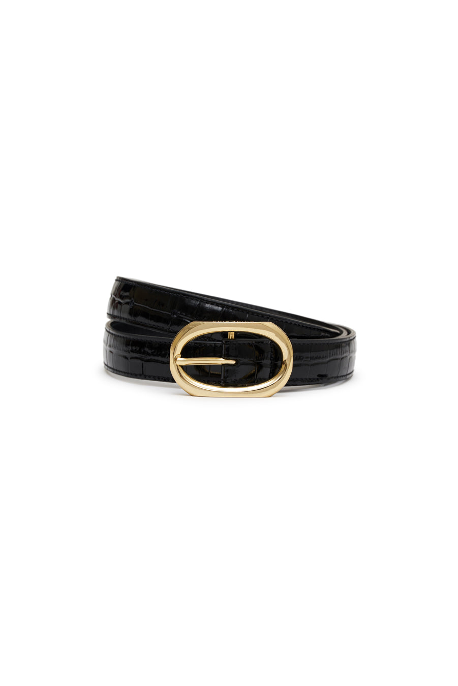Mara Belt - Black Embossed
