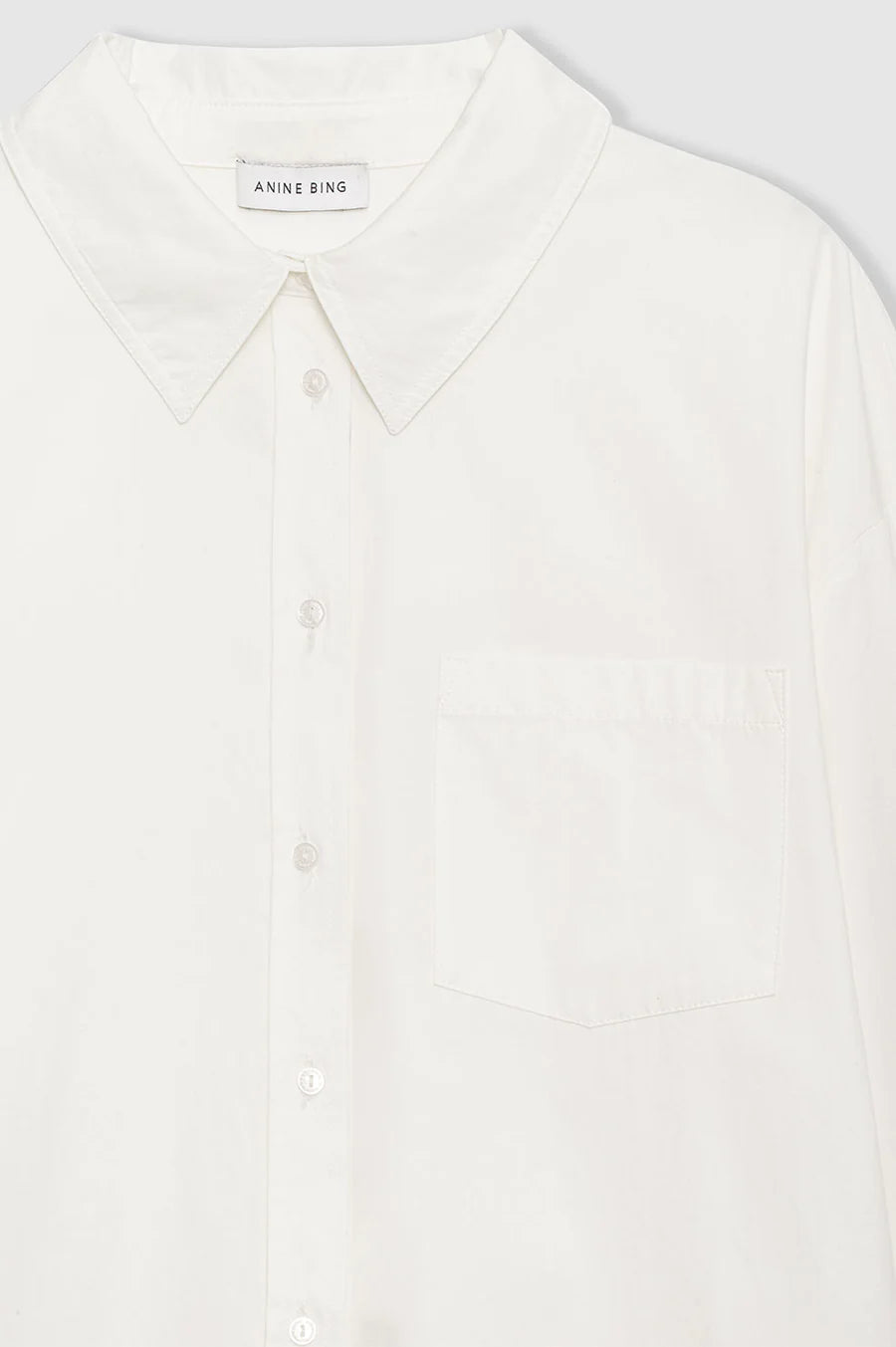 Anine Bing Mika Shirt - Vit