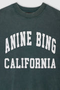 Miles Sweatshirt Anine Bing - Washed Dark Sage