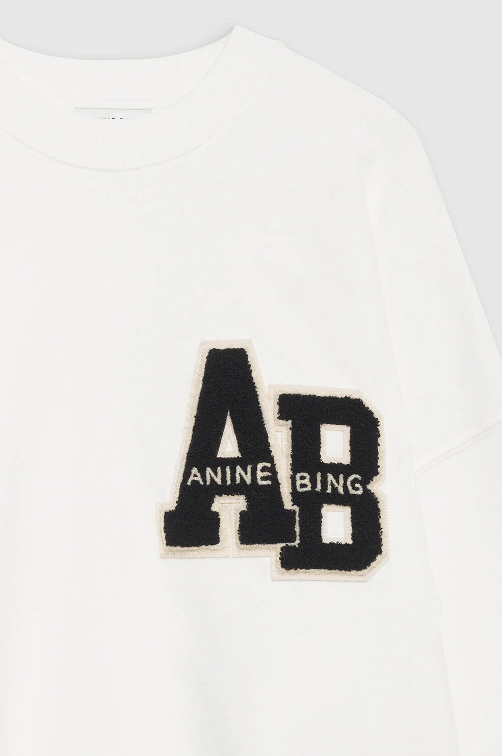 Miles Oversized Sweatshirt Letterman - Off White