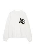 Miles Oversized Sweatshirt Letterman - Off White