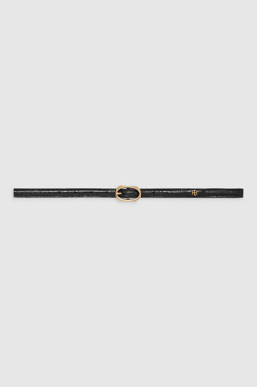 Mara Belt - Black Embossed