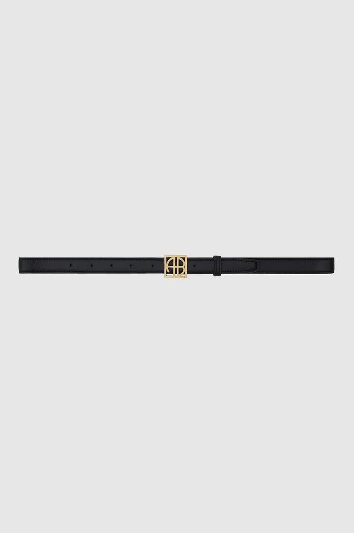 Monogram skärp - Svart