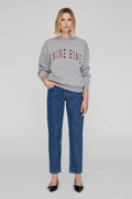 Anine Bing Spencer Sweatshirt - Medium Heather Grey