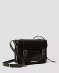 11 Inch Kiev Smooth Leather Satchel - Svart