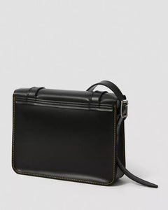 11 Inch Kiev Smooth Leather Satchel - Black