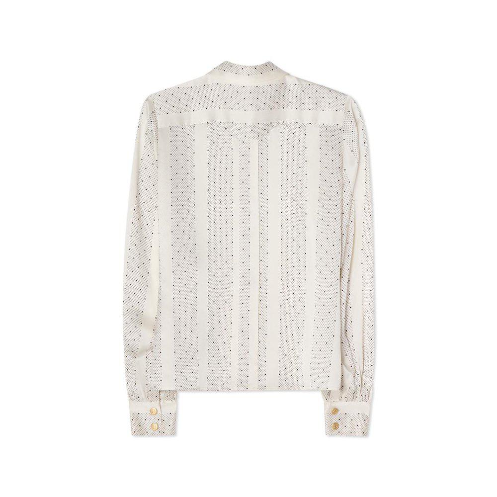 Anita Blus - Ecru/Svart
