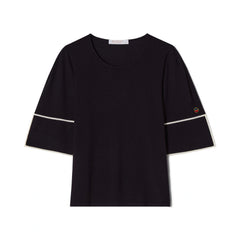 Malia Top - Marine/Ecru