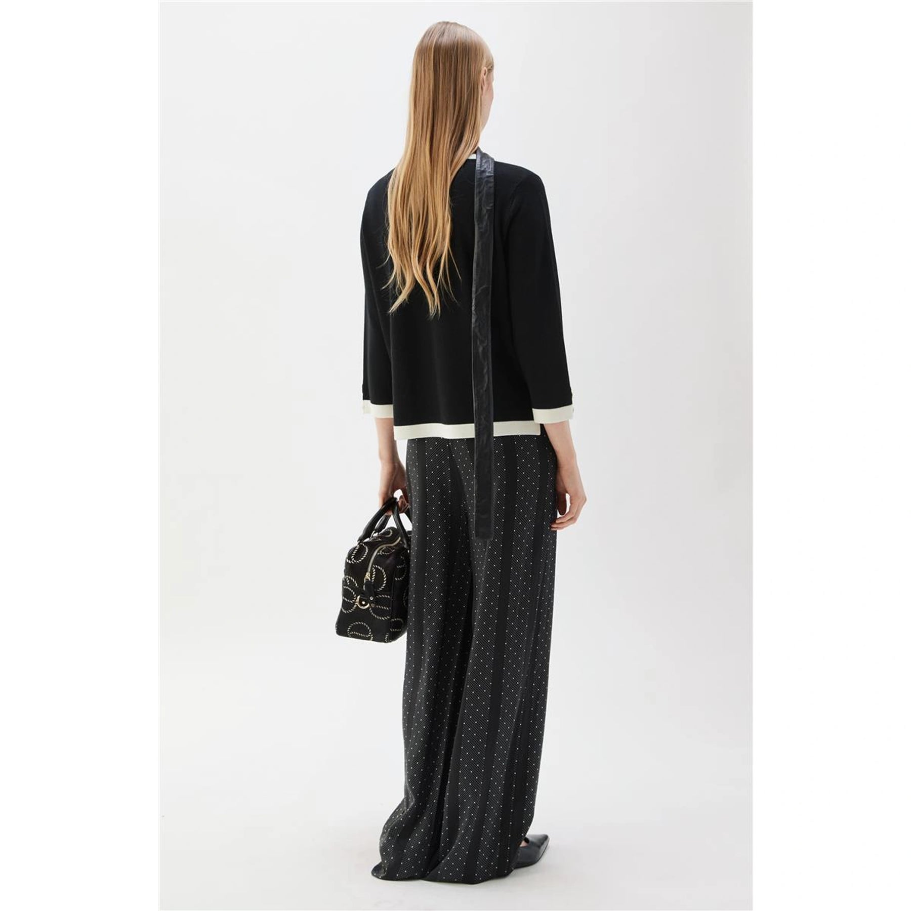 Helen Top - Svart/Ecru