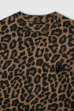 Avi Tee - Black And Brown Leopard