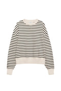 Dean Sweatshirt - Black Stripe French Terry