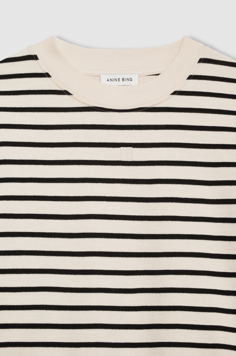 Dean Sweatshirt - Black Stripe French Terry
