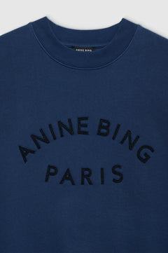 Jaci Sweatshirt Paris - Washed Navy