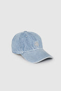 Anine Bing Jeremy Baseball Cap - Bleached Blue Denim