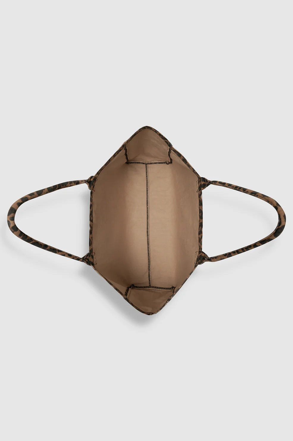 Leo Canvas Tote - Black And Brown Leopard