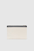 Lili Pouch - Natural Canvas With Black