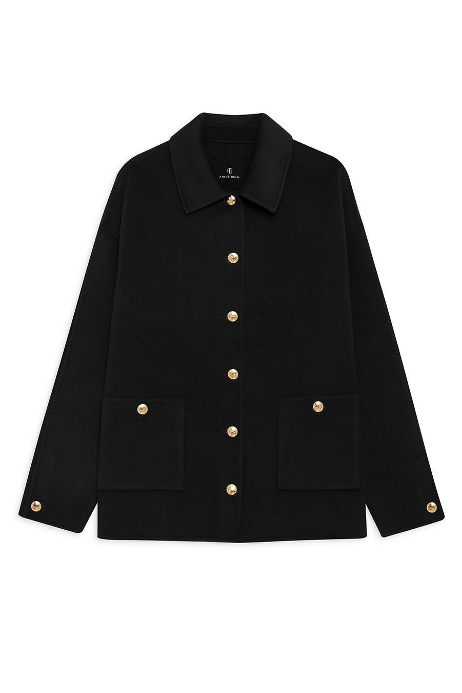 Anine Bing Luca Jacket - Svart kashmirblandning