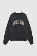 Miles Sweatshirt Anine Bing Leopard - Washed Black