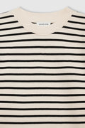 Mona Dress - Black Stripe French Terry