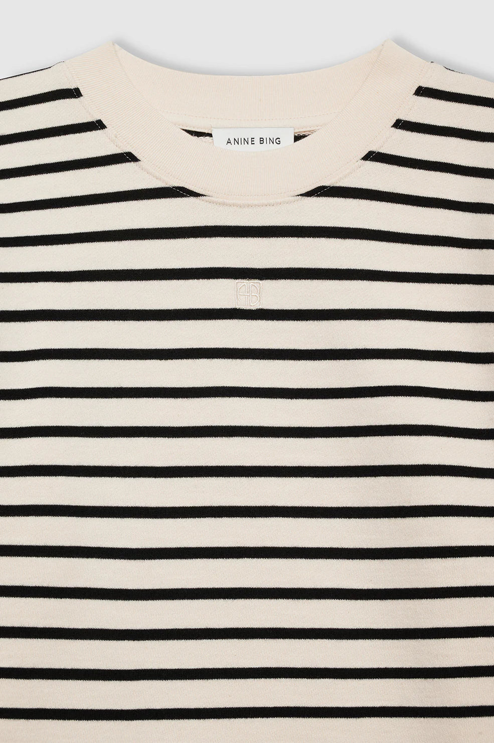 Mona Dress - Black Stripe French Terry
