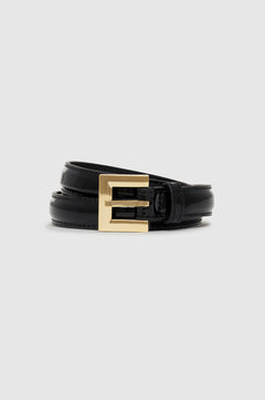 Nicola Belt - Black Patent