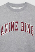 Anine Bing Spencer Sweatshirt - Medium Heather Grey
