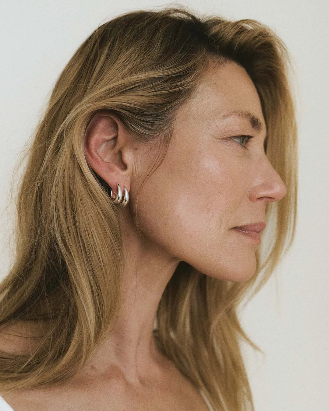 Ellipse Earrings - Silver