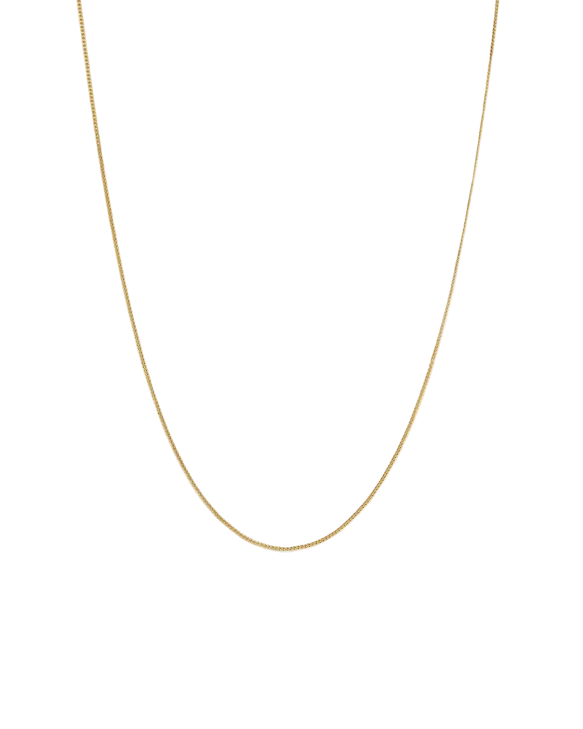 Thin Chain Necklace - Guld