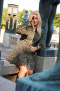 Liv Baby Cord Dress - Green Autumn