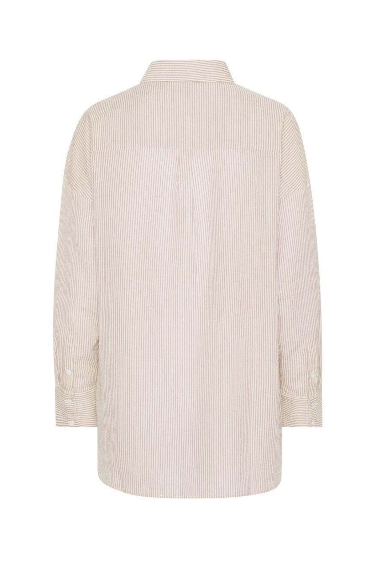Sonja Shirt - Sand/White