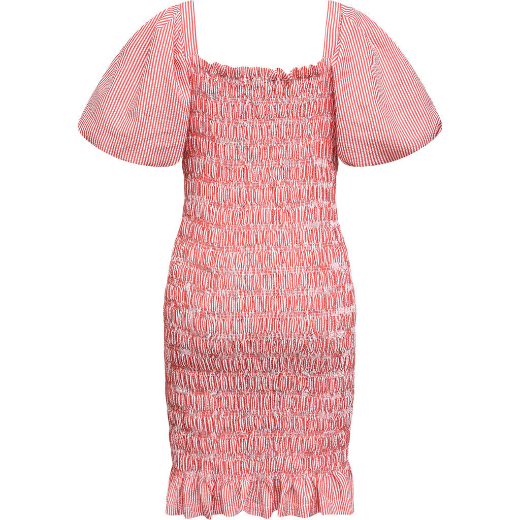 Rikko Stripe Dress - Red