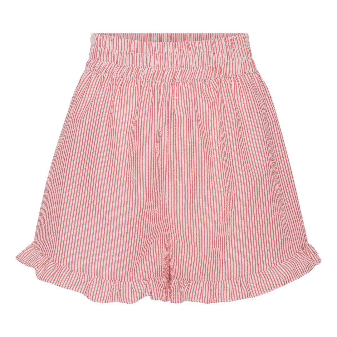 Sonja Shorts - Röd/Vit
