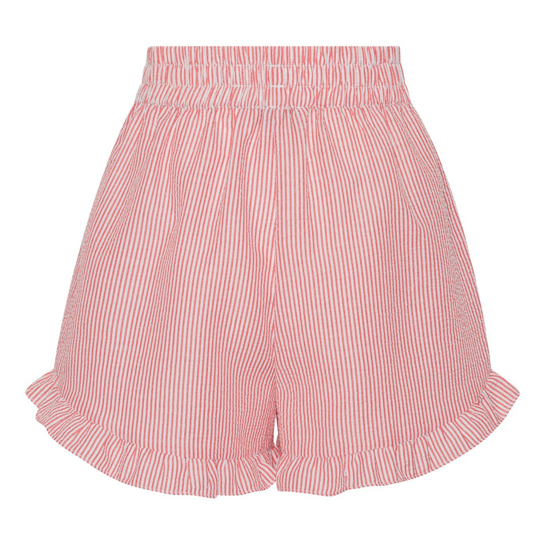 Sonja Shorts - Röd/Vit