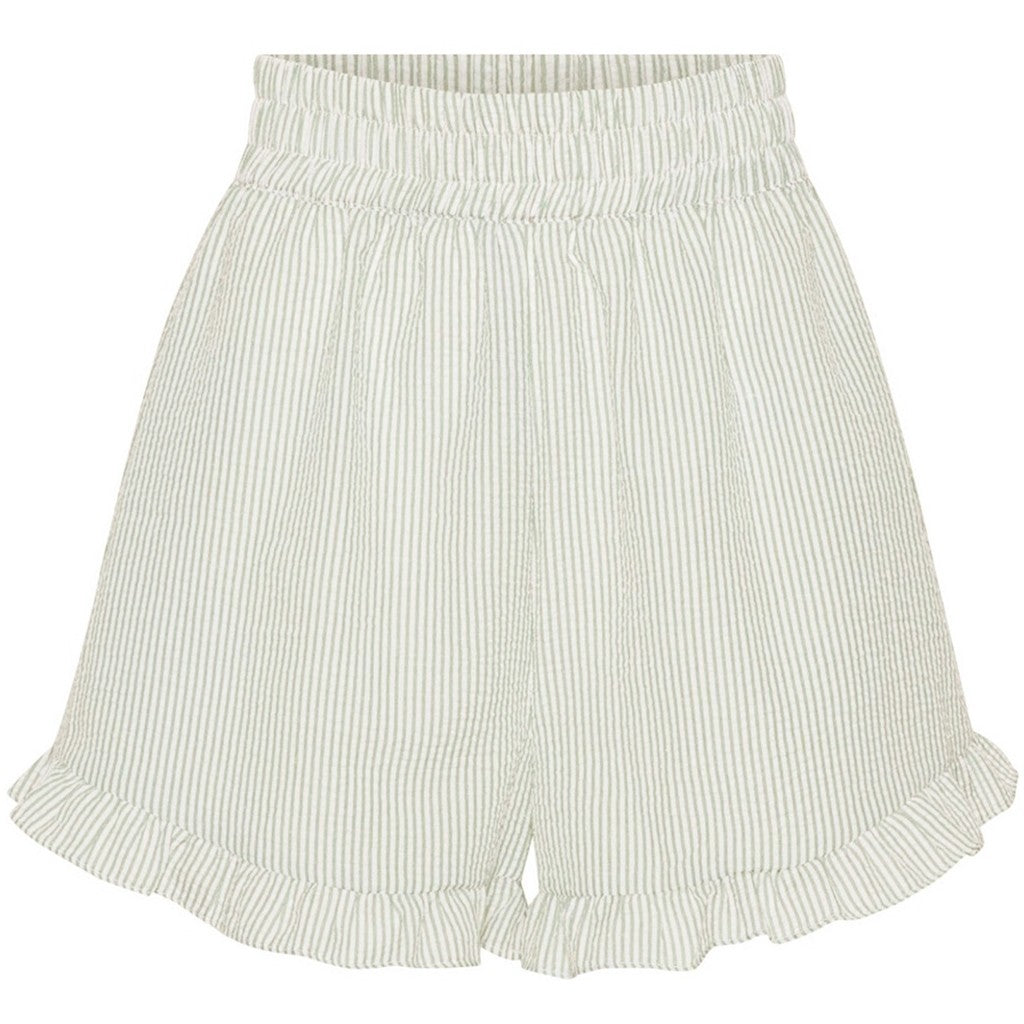 Sonja Shorts - White/Green