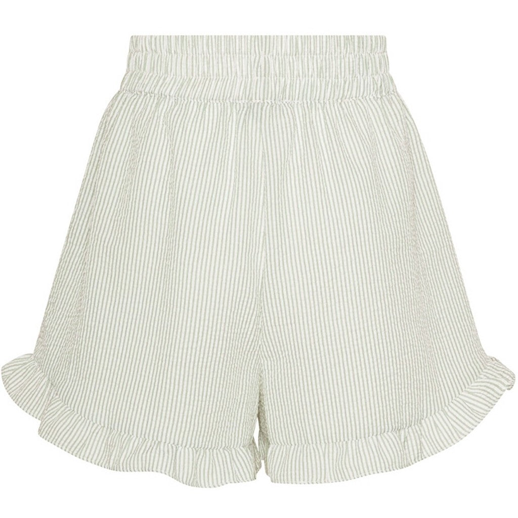 Sonja Shorts - White/Green