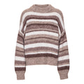 Patrisia Knit Pullover - Brown/White