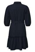 Linen Dress - Navy