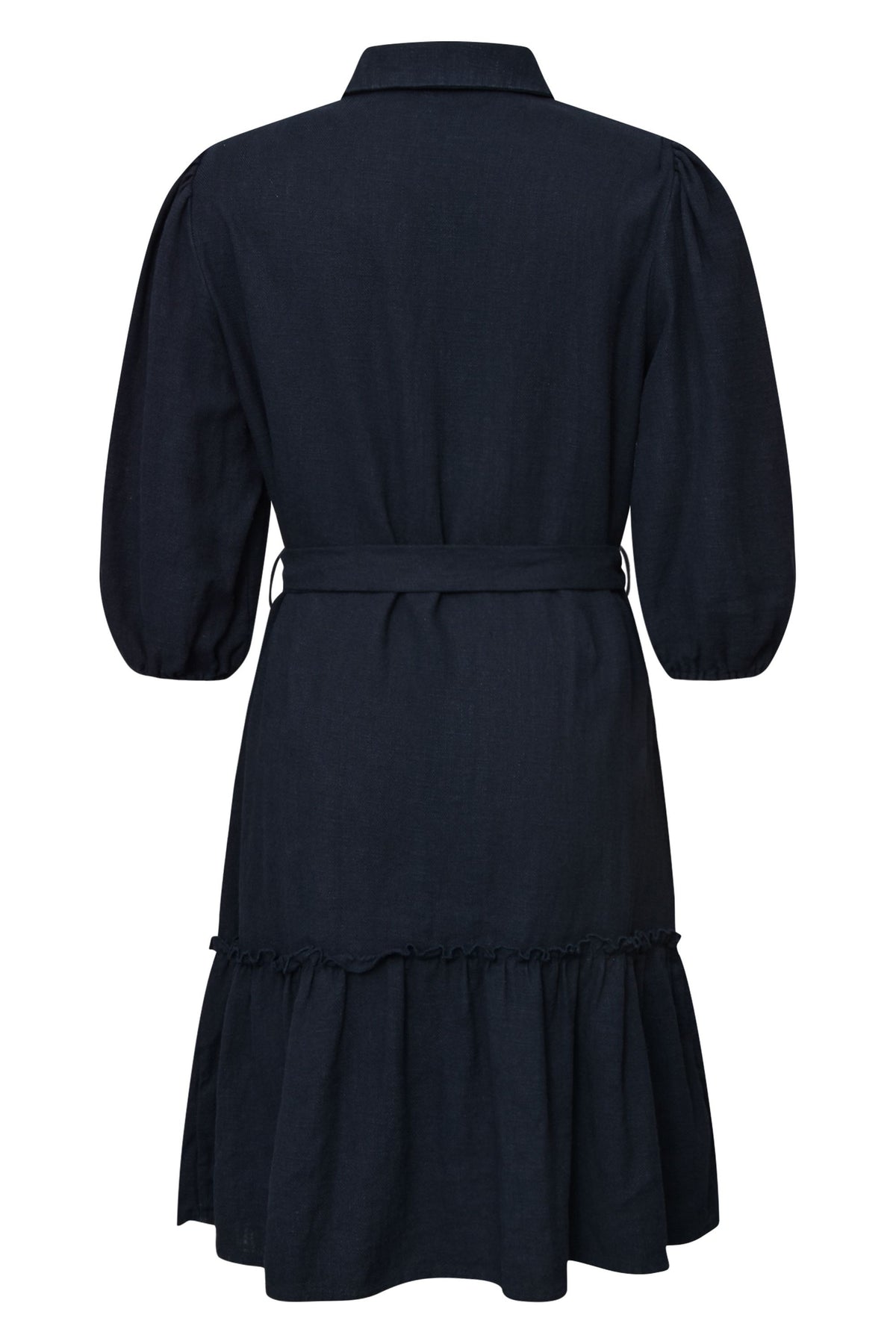Linen Dress - Navy