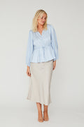Carry Sateen Skirt - Light Sand