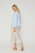 Carry Sateen Skirt - Light Sand