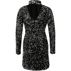 Silla Short Dress - Silver