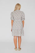 Kate Dress - Blue/Pink