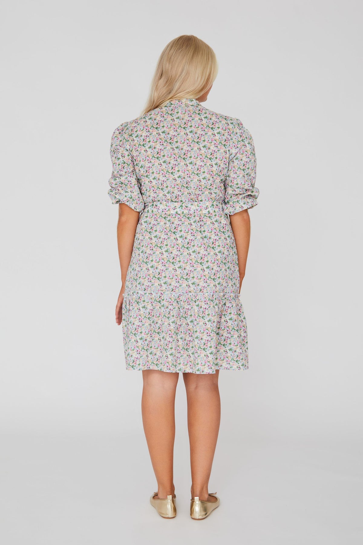 Kate Dress - Blue/Pink