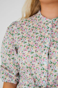 Kate Dress - Blue/Pink