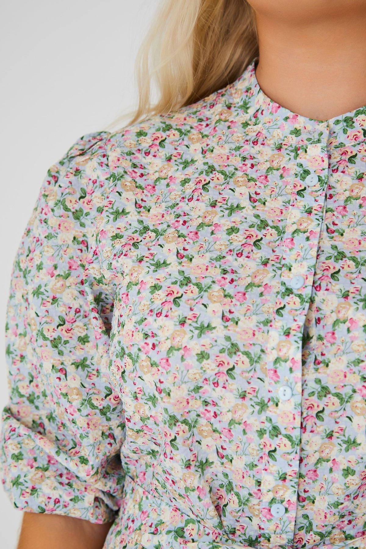Kate Dress - Blue/Pink