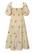 Cheri Fruit Dress - Sand/Yellow